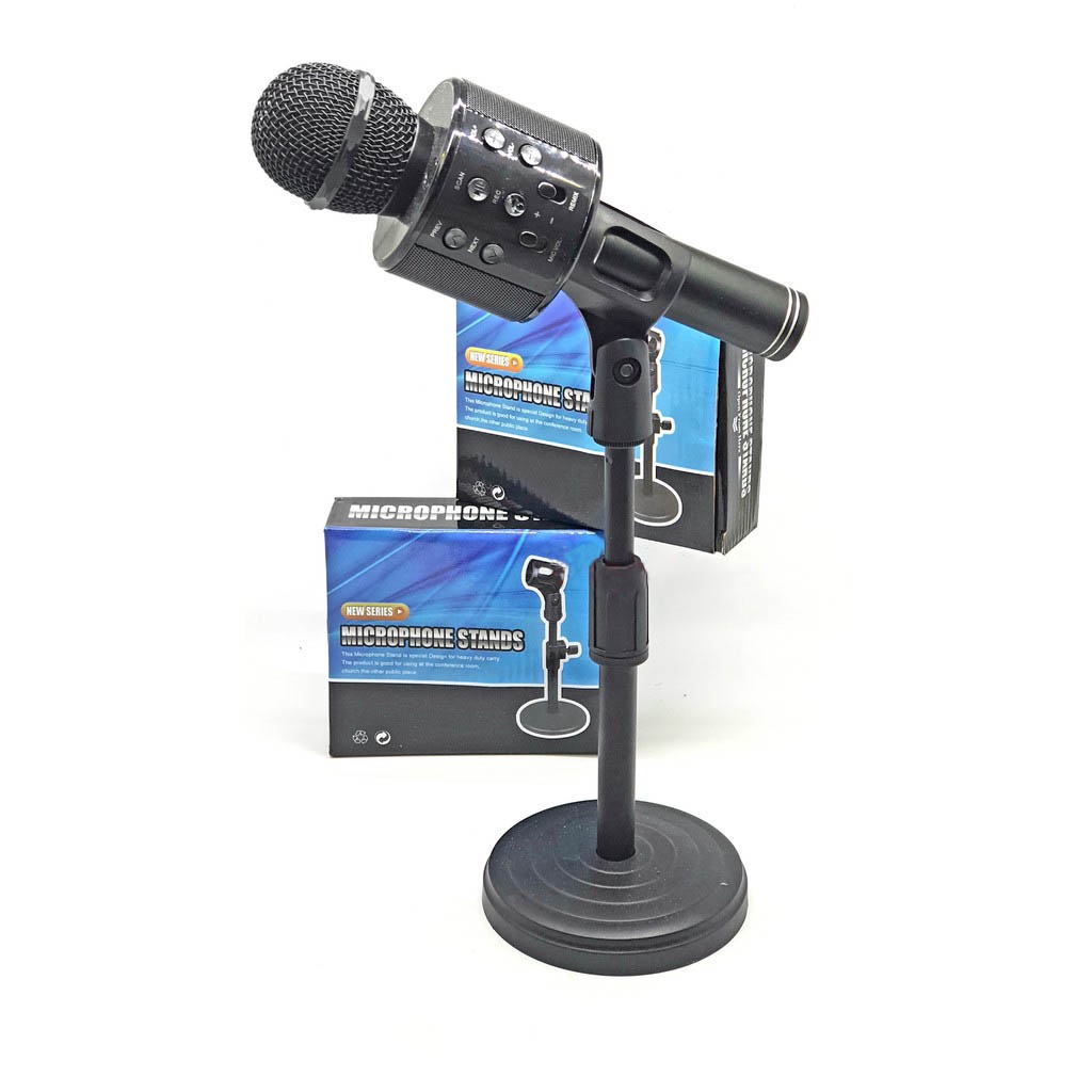 STAND MICROPHONE MEJA PODIUM / HOLDER / STAND MIC HOLDER PODIUM VIDEO NEW DH 402