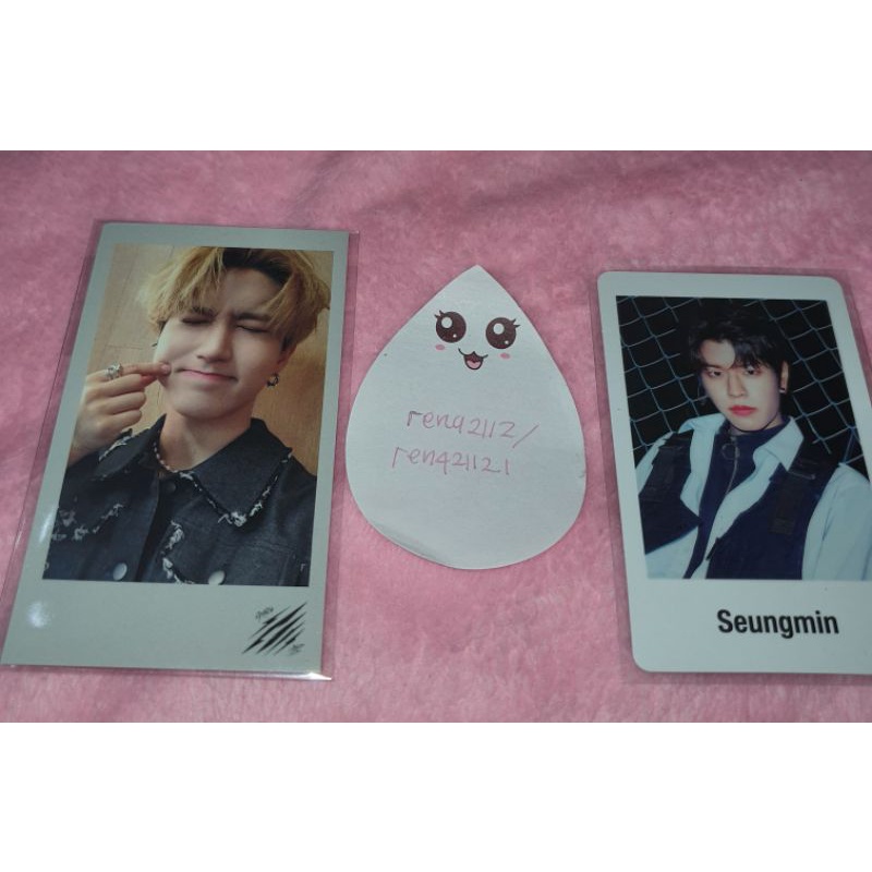 (Baca Deskripsi) Photocard PC Stray Kids Japan Album All In Scars Han Jisung Seungmin