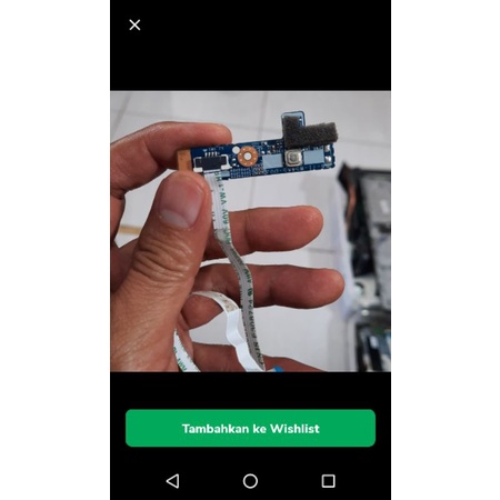 tombol switch on off Acer z476