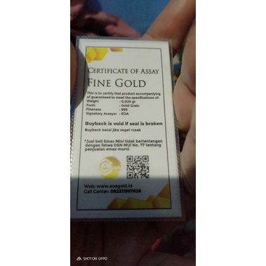 eoa gold 0,025