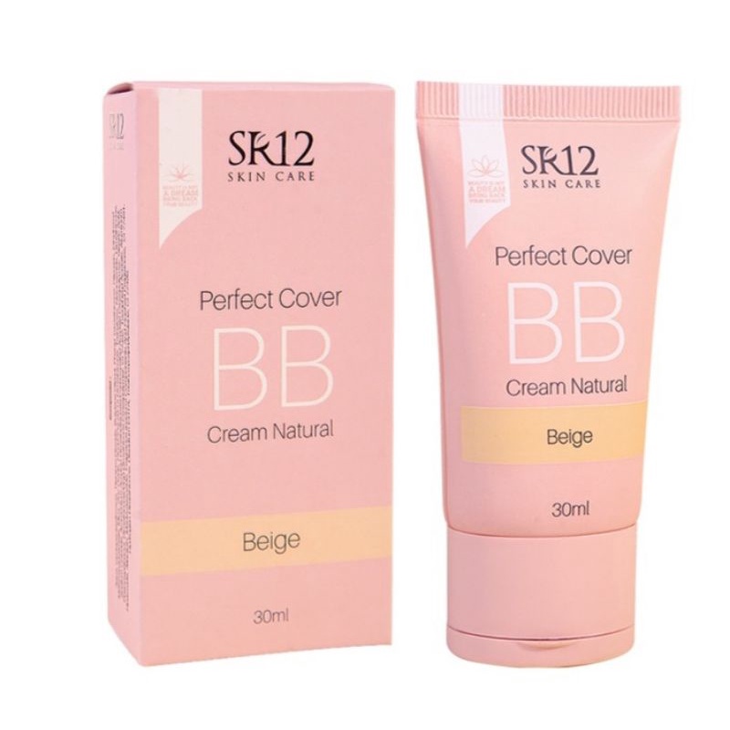 SR12 PERFECT COVER BB CREAM NATURAL || NATURAL LOOK || MENGANDUNG SPF 20 || BPOM