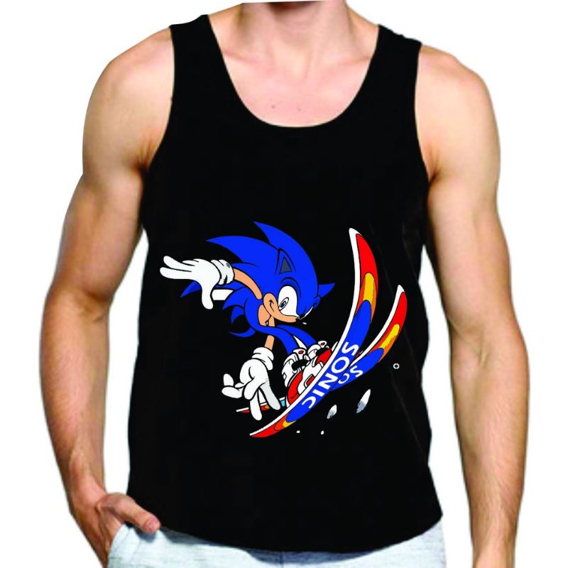 Singlet pria sablon gambar keren