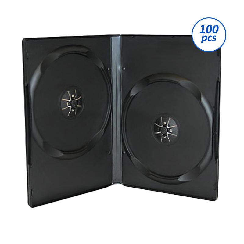 Kotak DVD GTPRO Hitam isi 2 tempat cd isi 2 kotak gtpro