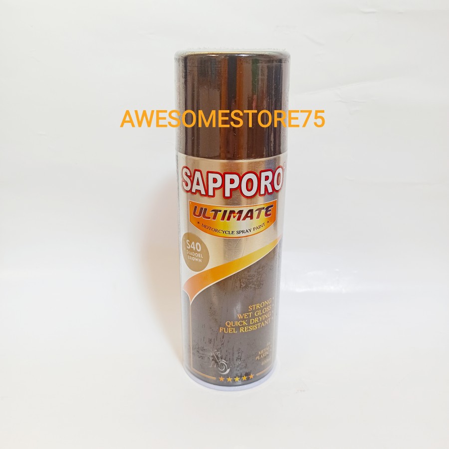 SAPPORO ULTIMATE S40 DJADOEL BROWN Coklat Jadul Cat Semprot Pilox Pylox