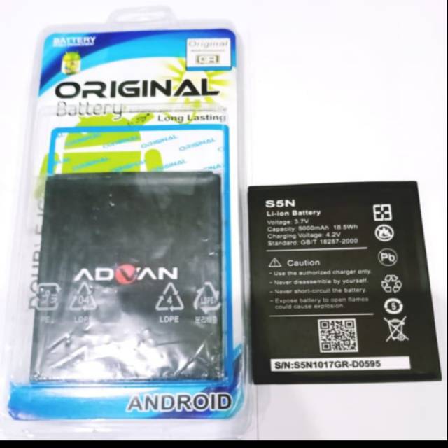 Baterai Batere Battery original Advan S5N