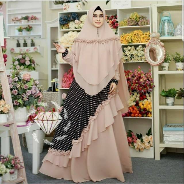 SYARI EKARIA, MOSCREPE, GAMIS HIJAB MUSLIM, MAXY DRESS