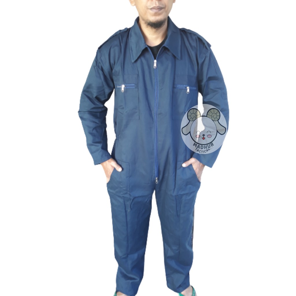 Wearpack Proyek Safety Warna Biru Dongker