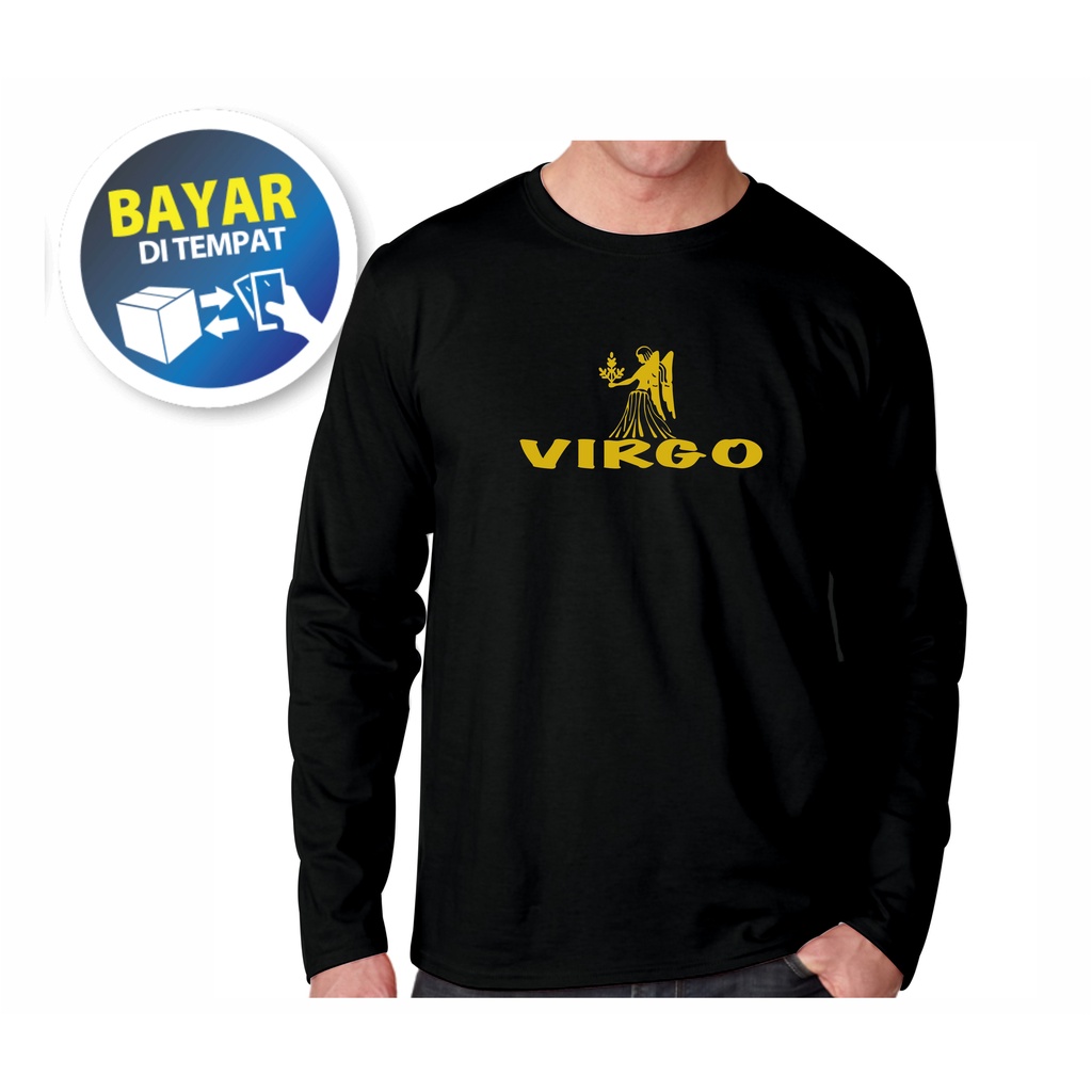 NVFASHION - KAOS ZODIAK VIRGO/ KAOS BINTANG BULAN KELAHIRAN / KAOS KATA KATA / KAOS pria / kaos wani