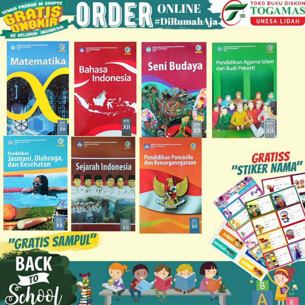 BUKU PAKET DIKNAS SMA/SMK KELAS XII SMT1&amp;2 K2013 ED. REVISI 2018