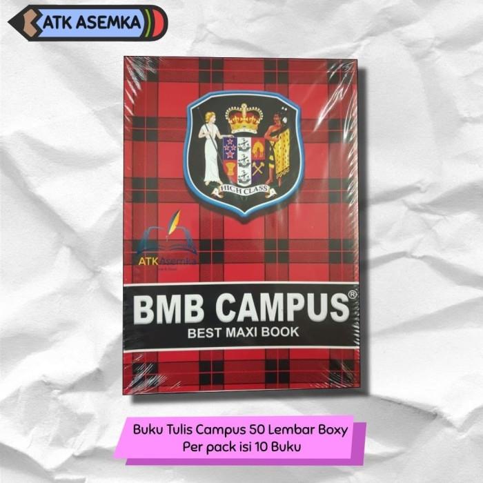 

Buku Tulis Campus 50 Lembar -Boxy - per pack - isi 10 Buku