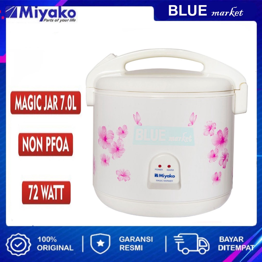 Miyako MJ 709 EP Penghangat Nasi Magic Jar Rice Warmer 7 Liter MJ-709