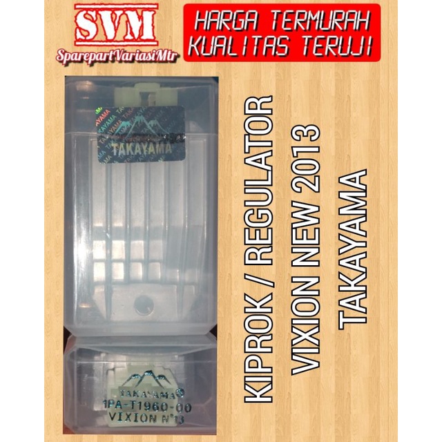 KIPROK PENGISIAN AKI DAN LISTRIK VIXION 2013 MERK TAKAYAMA
