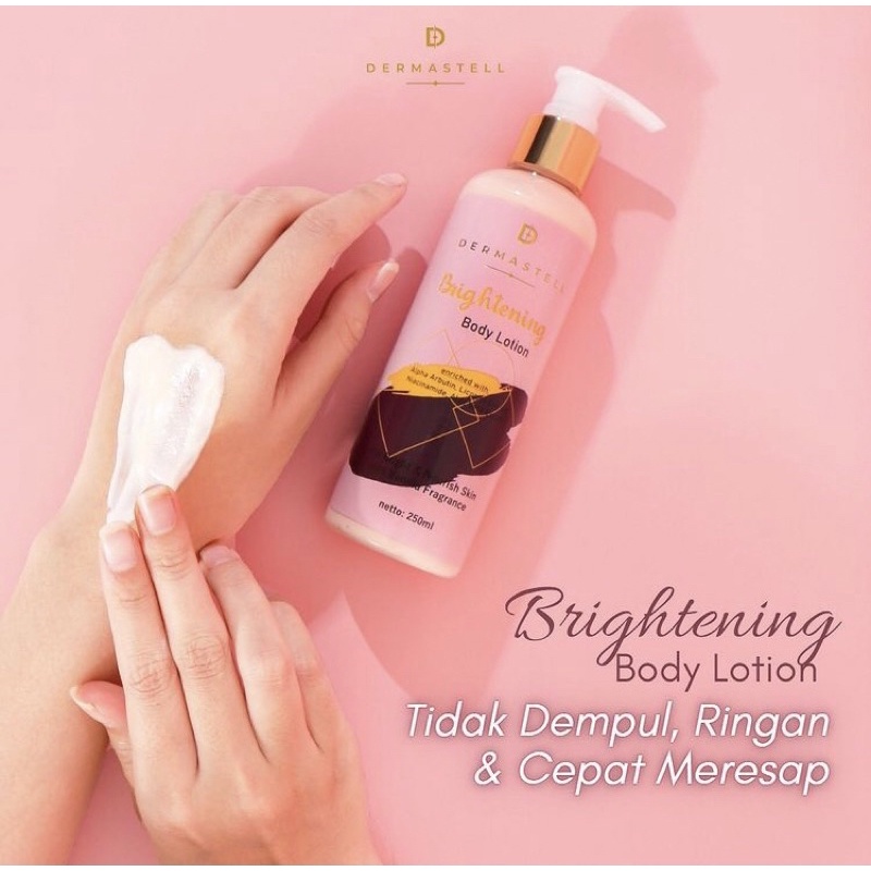 PALING LARIS MANIS AMPUH ‼️ Brightening  DERMASTEL GOODBYE❌ kulit kering kusam dekil Lotion DERMASTE