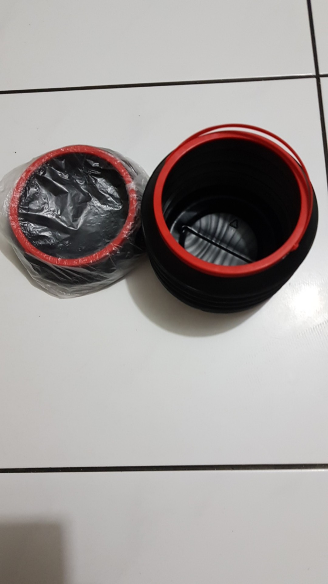 Auto Round Leak-proof Folding Storage Bin Car Portable Telescopic Trash Can Mini Household Outdoor Retractable Water Bucket 4l