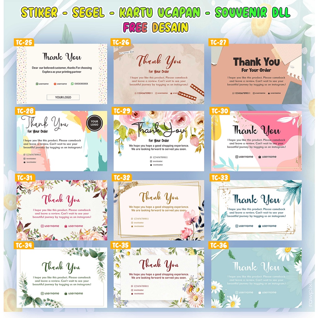 

Stiker Label Stiker Segel - Kartu Ucapan Souvenir dll Free Desain