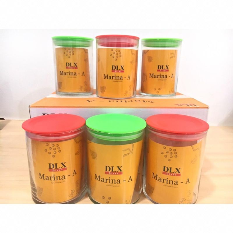 Toples Kaca Marina - A 710 ML SET Kekinian banget