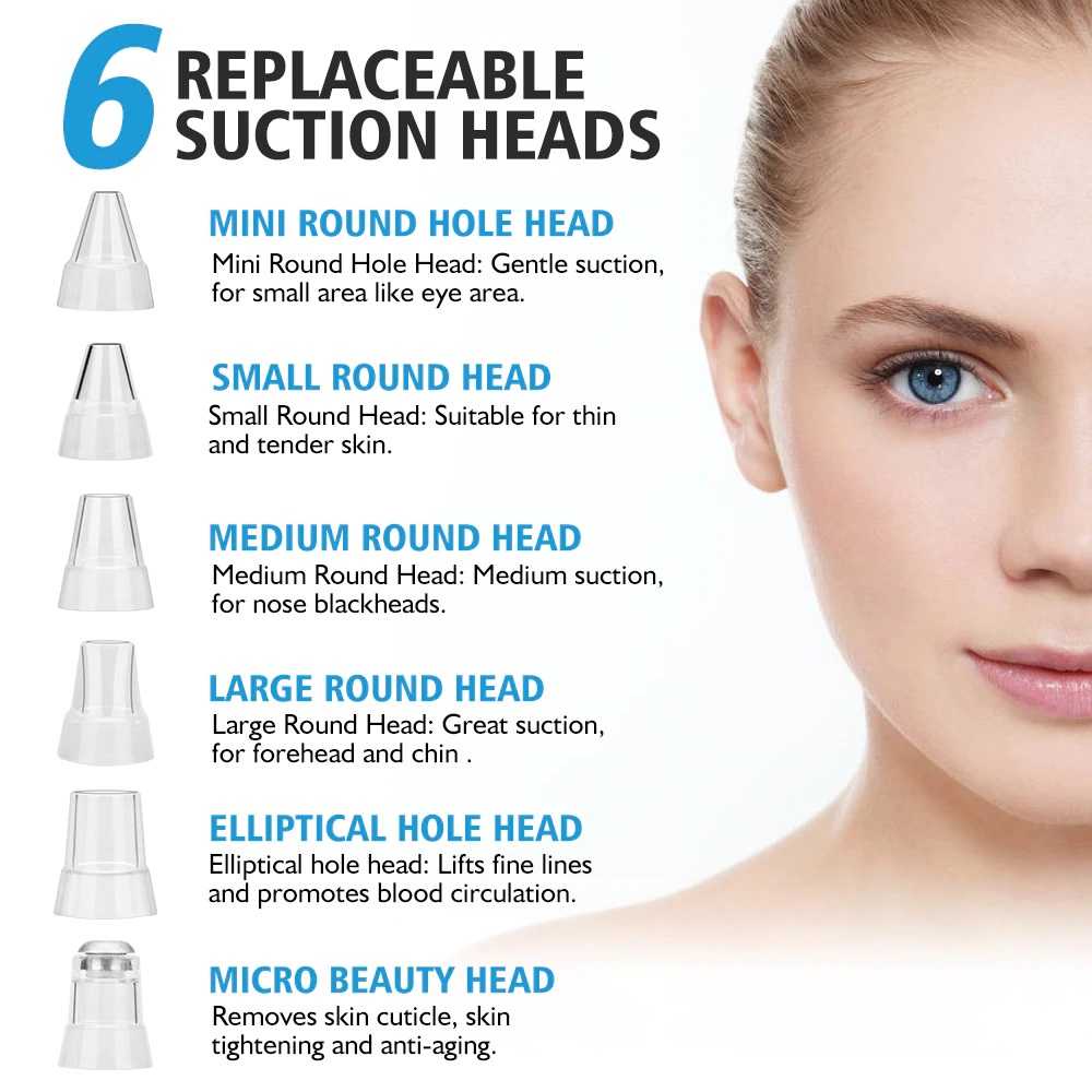 Hailicare Vacuum Suction Skin Face Care Blackhead Pore Cleaner MC-004