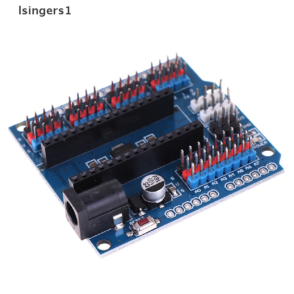 (lsingers1) Nano I / O Modul sensor shield expansion Untuk arduino r3 nano