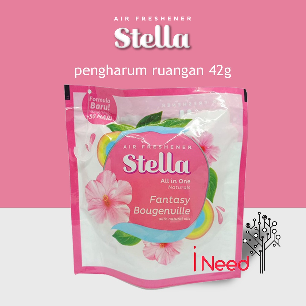 (INEED) STELLA Pengharum Ruangan | Stella Air Freshener All in One - Stella All in One 42g
