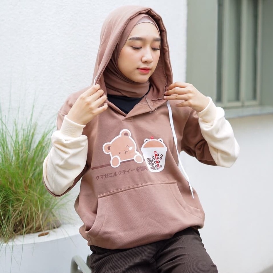 Panda Combi Hoodie - Sweater Hoodie Unisex Terbaru