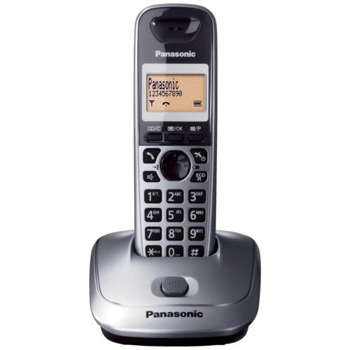 TELEPON WIRELESS / TELEPON KANTOR PANASONIC TG2511 SILVER KX-TG2511 WIRELESS PHONE ORI