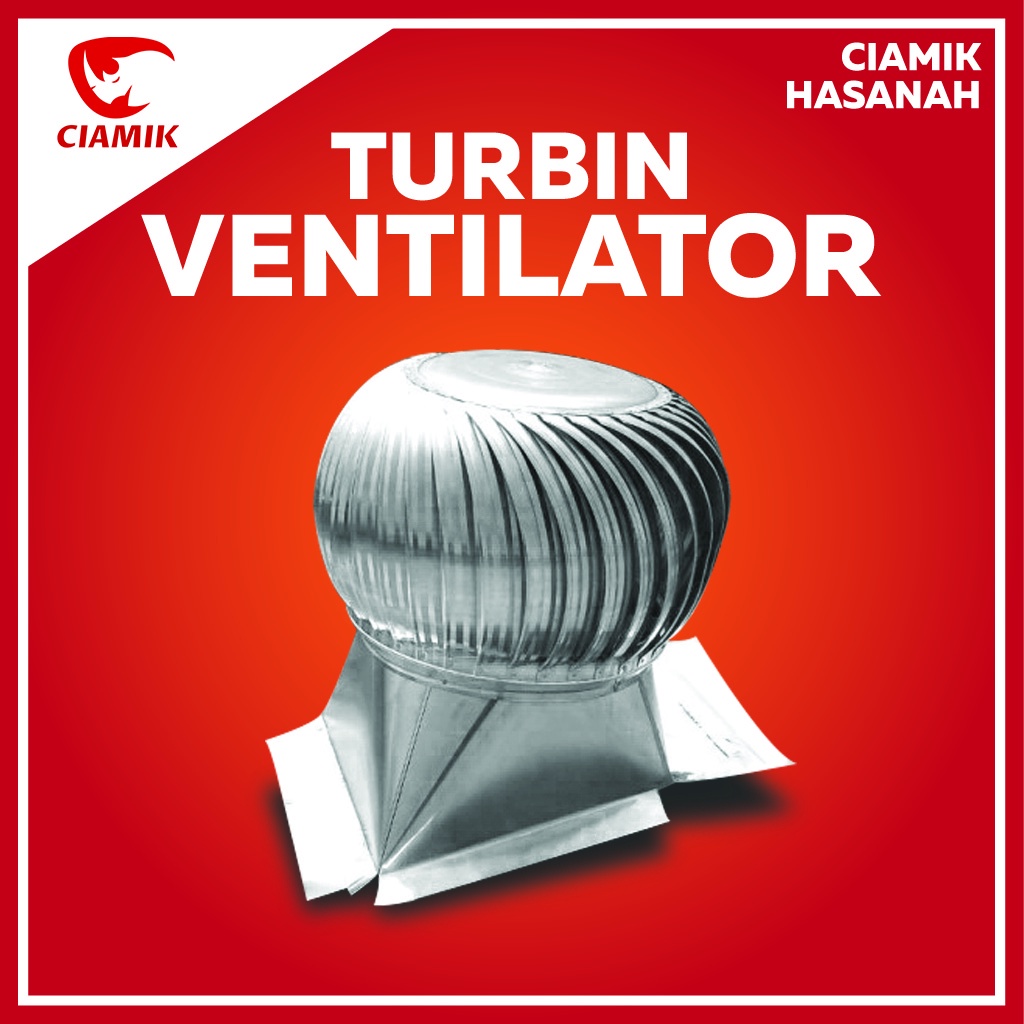 Cyclone Turbin Ventilator Sirkulasi Udara Ruangan
