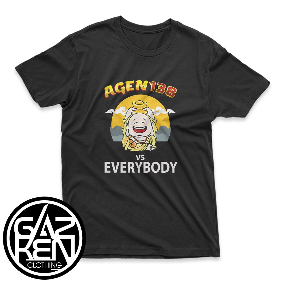 Kaos AGEN 138 SLOT Everbody Cotton Combed