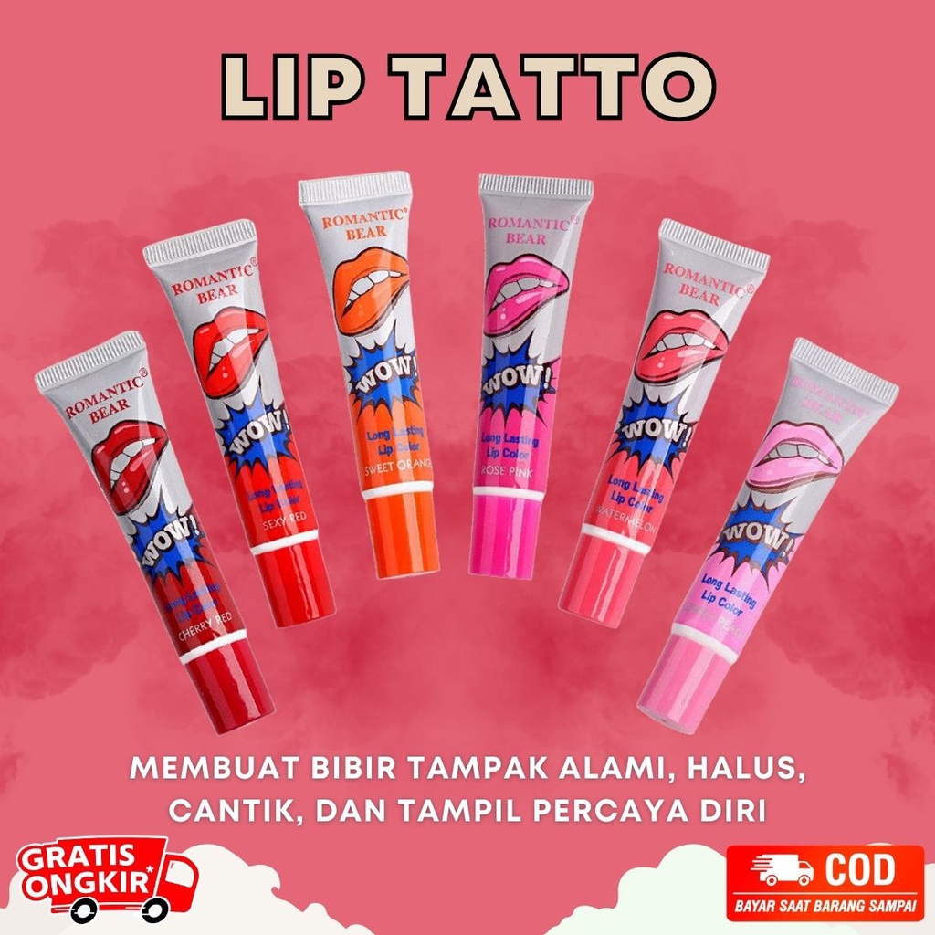 ROMANTIC BEAR LONG LASTING LIP COLOR / TATTO LIPS