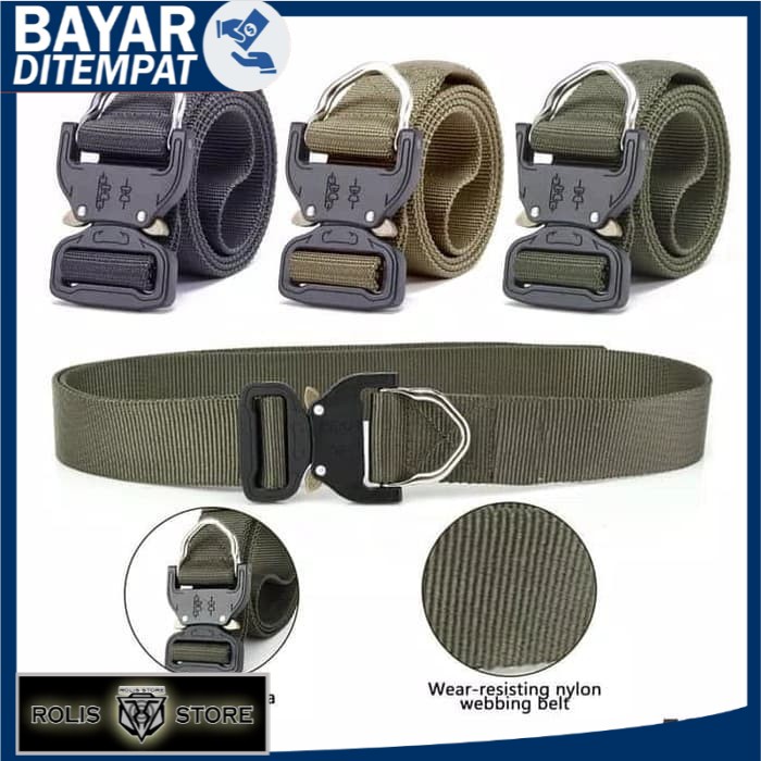 PROMO COD Ikat pinggang helikon D-Ring Tactical belt