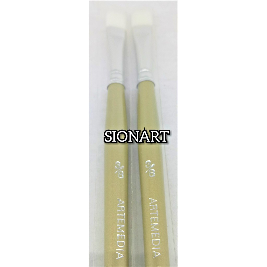 

Artemedia Gold 986A Short Flat Taklon Brush No 3/8