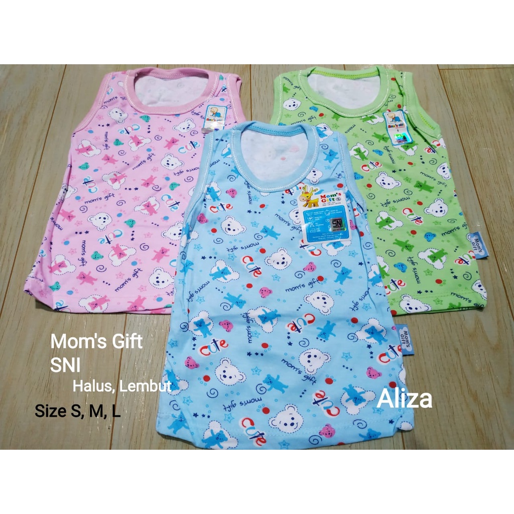 Mom's Gift Kaos Kaos Singlet Anak SNI Halus Lembut