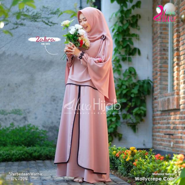 Gamis zahra set original by Alwa
