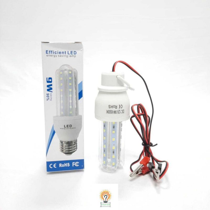 Lampu Led DC 12Volt 3U Cahaya Putih Lampu DC Lampu aki
