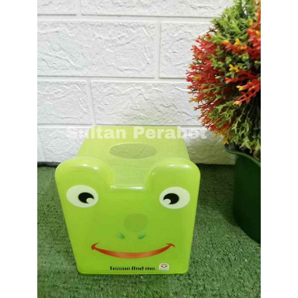 TEMPAT TISUU MINI KARAKTER SMILE LUCU /kotak tisu estetik warna warni