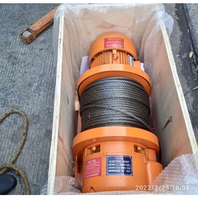 Electric winch 2 ton 100 meter weka Germany