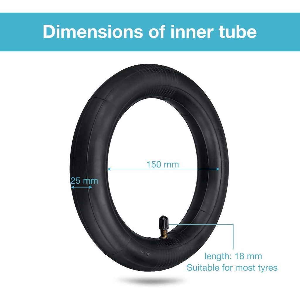 Ban Dalam Scooter Listrik Ukuran 8 1/2 X 2 Sparepart Skuter Listrik Inner Tube Scooter Elektrik