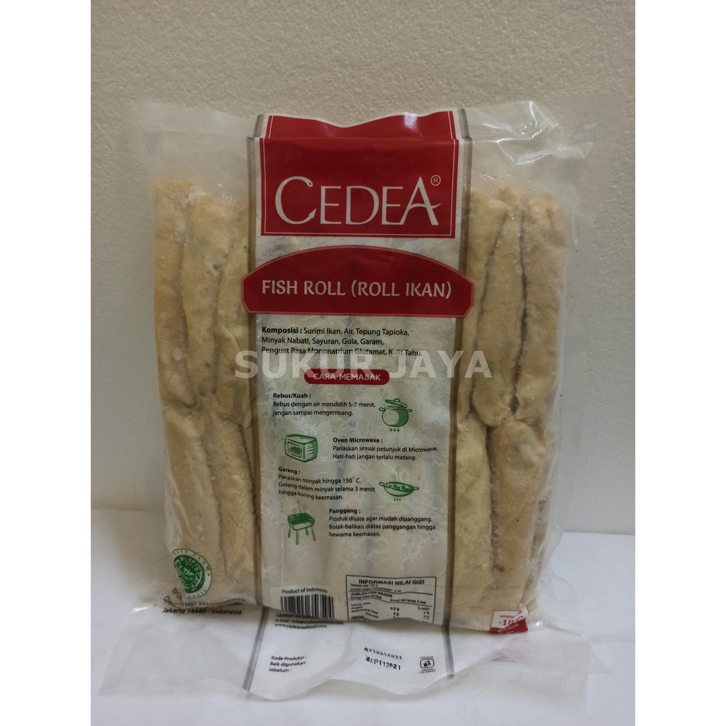 

CEDEA FISH ROLL 1 KG OLAHAN IKAN