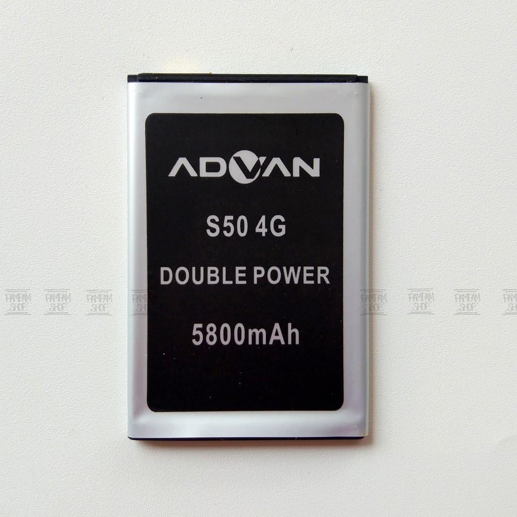 Baterai Advan S50 4G Double Power Original OEM Batrai Batre Battery Ori Dual Power