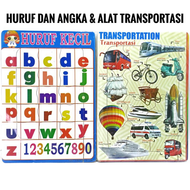 MAINAN PUZZLE GAME KAYU KARAKTER MURAH MAINAN EDUKASI PUZZLE BONGKAR PASANG MURAH