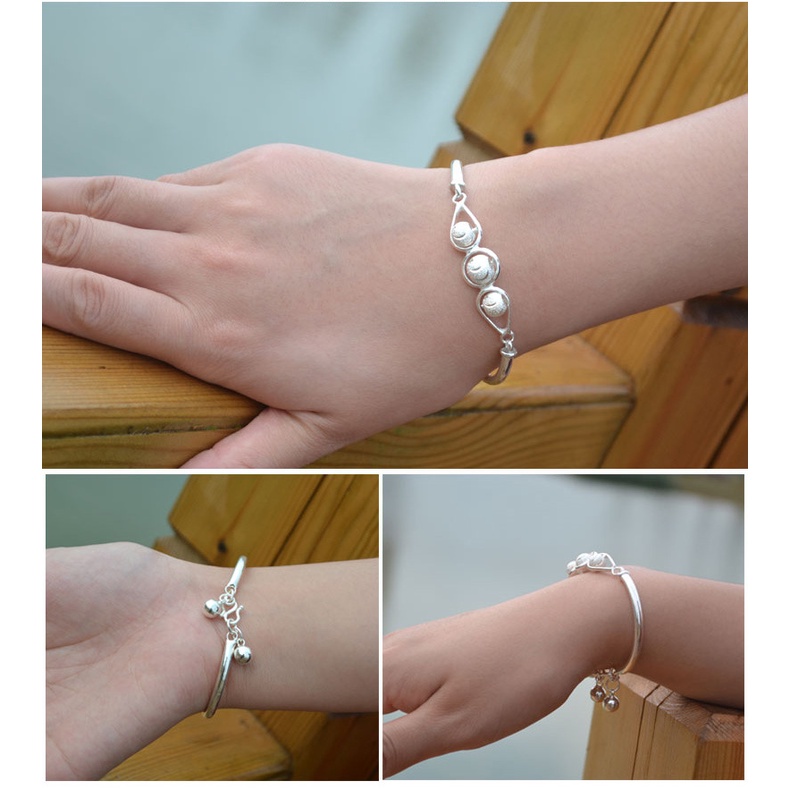 925 Perak gelang untuk wanita Perhiasan Fashion Bulan Sabit SZ038