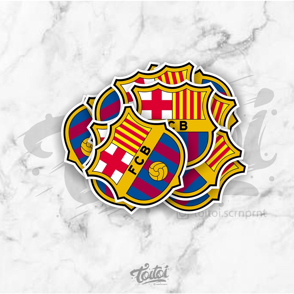 

STICKER FC BARCELONA, STIKER LOGO BARCELONA, STIKER LOGO