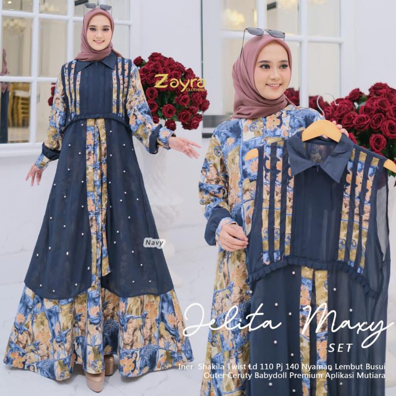 Jelita Maxy Set By ORI Nala Fashion Hijab