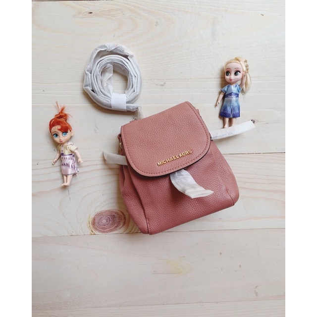 michael kors riley flap pack crossbody  wrna rose