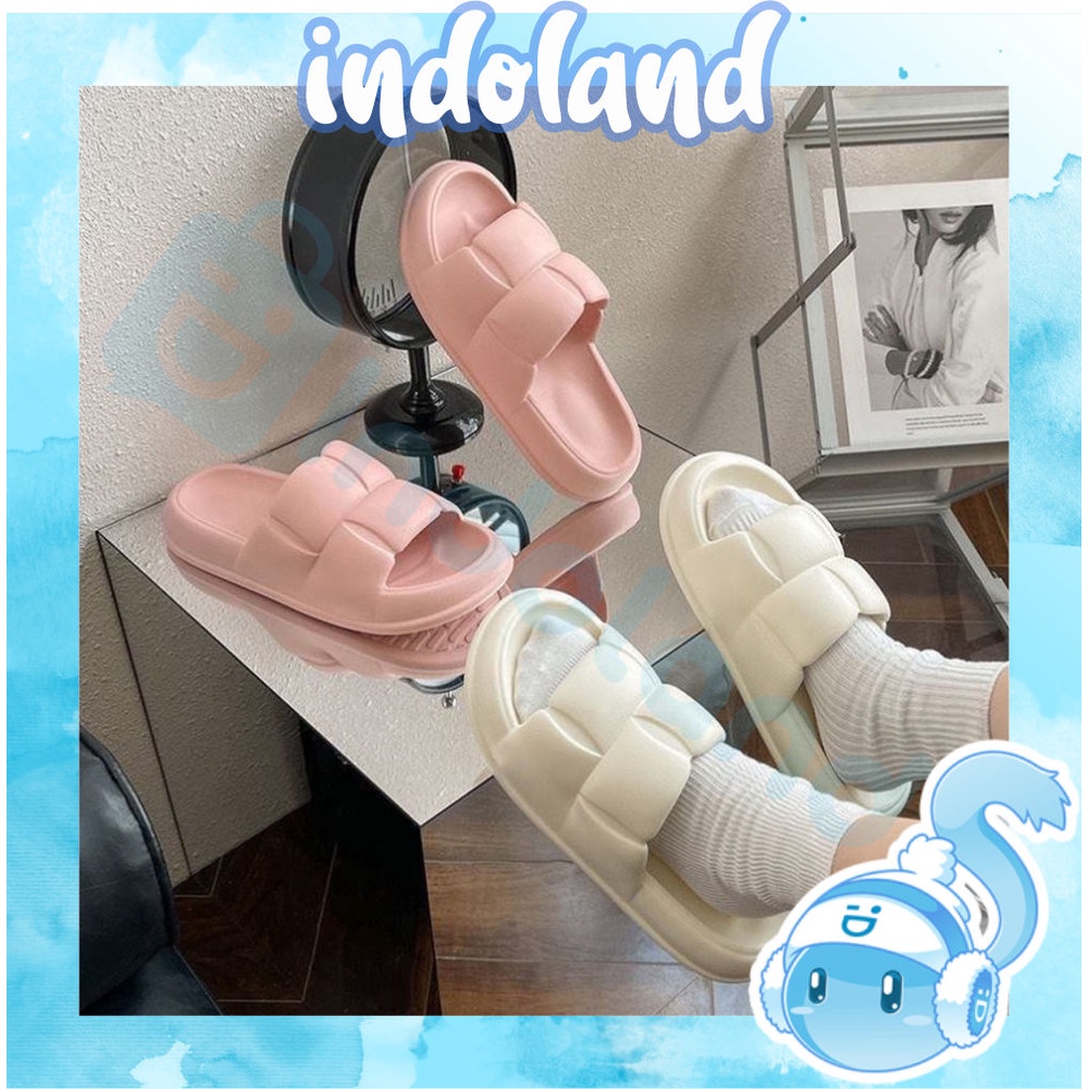 ☀ INDOLAND ☀ Sandal Jelly Korean Import Jelly Soft Slipper Anti Slip Elastic Empuk PVC R788