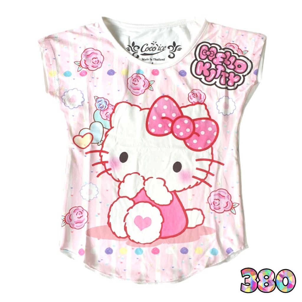 Kaos Anak Perempuan Coco Ice Hello Kitty