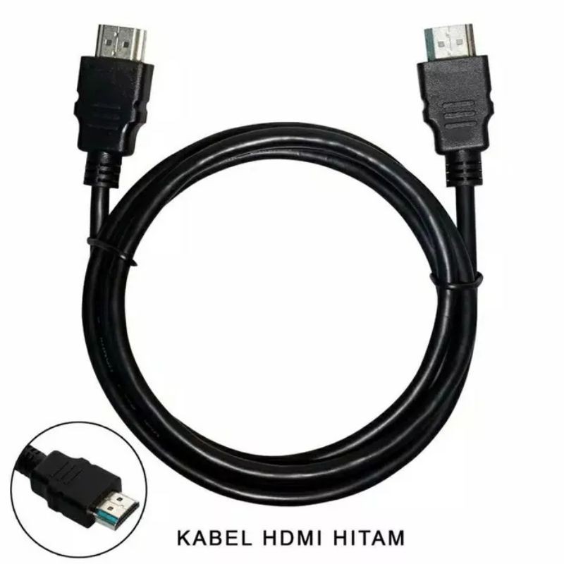 Kabel Hdmi v1.4-1.5 Meter Hitam/ Cable Hdmi v1.4-1.5m Black