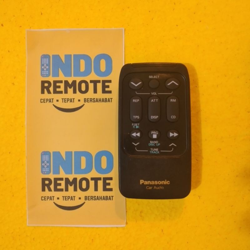 REMOTE PANASONIC CAR AUDIO YEFX9991234 ORIGINAL