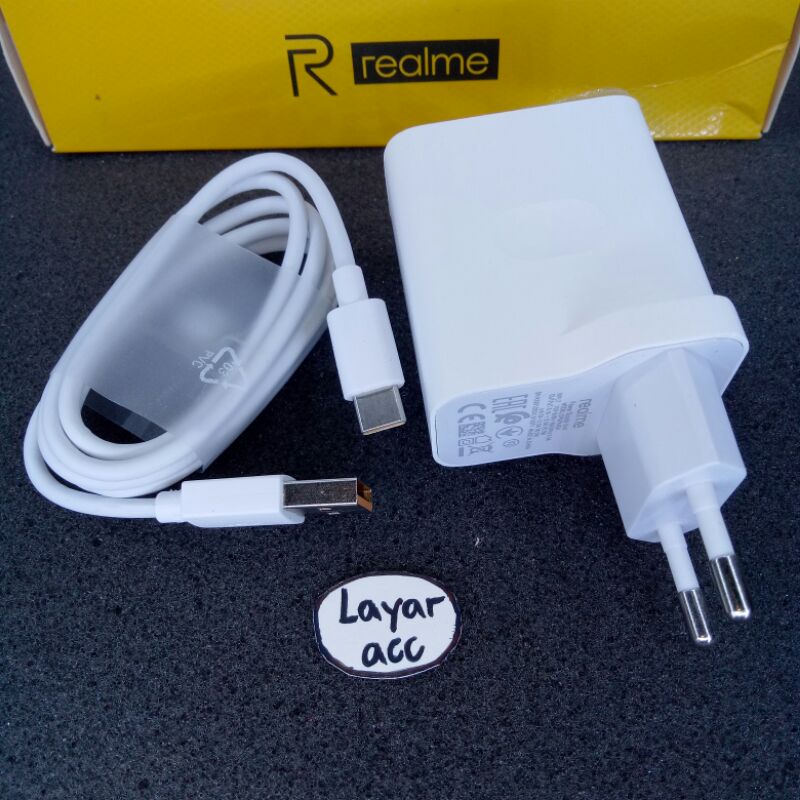 Charger Realme C35 C25s C25 C17 Type C Fast Charging 18W Original