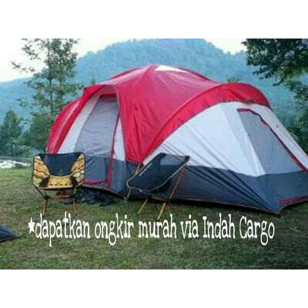 tenda camping chanodug 10-12 orang. 2 kamar 1 ruang