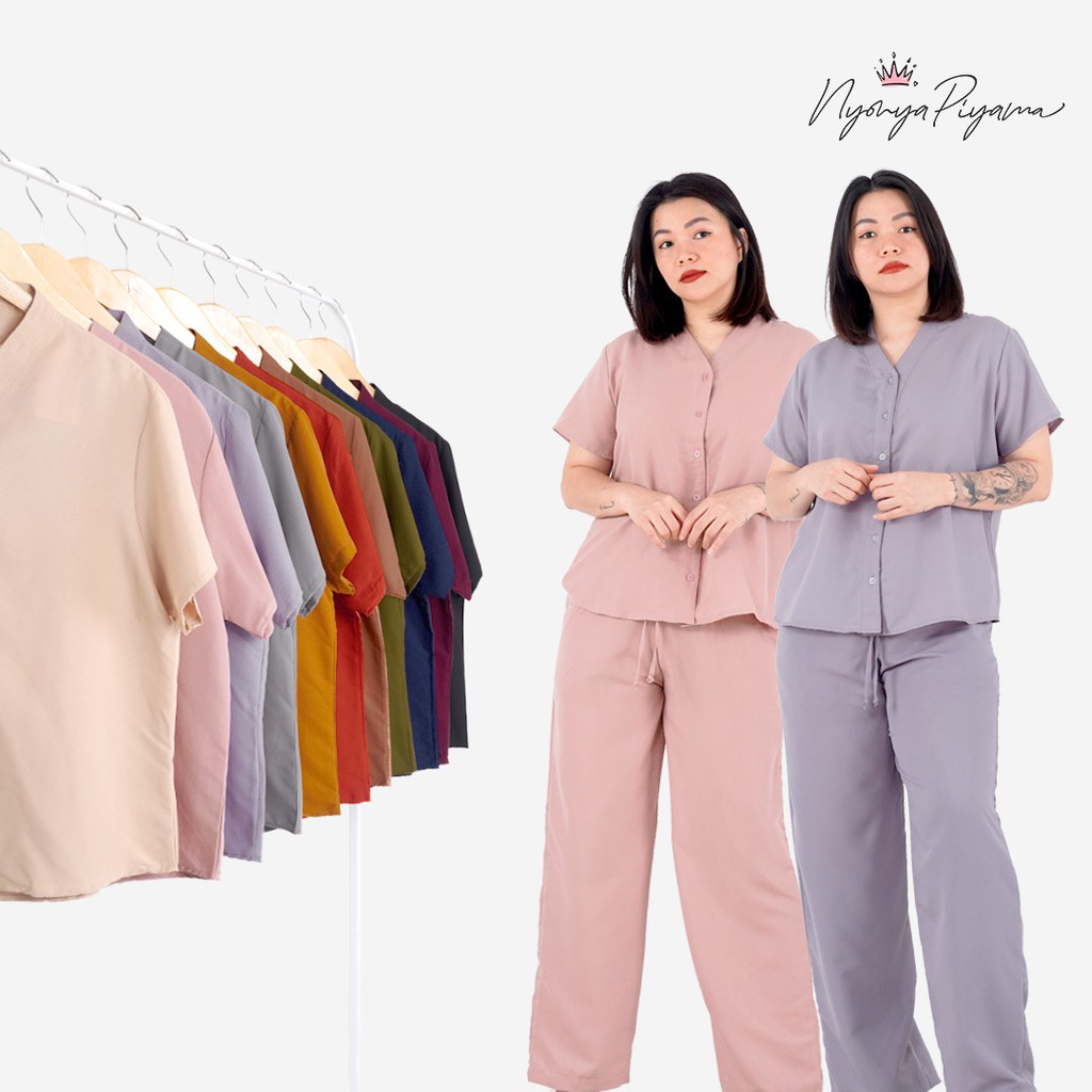 Piyama Import Kecil Kaos Korea Terbaru Termurah O1L7Z9M0I3 Sexy Elegan Keren Aesthetic Terlaris Gros